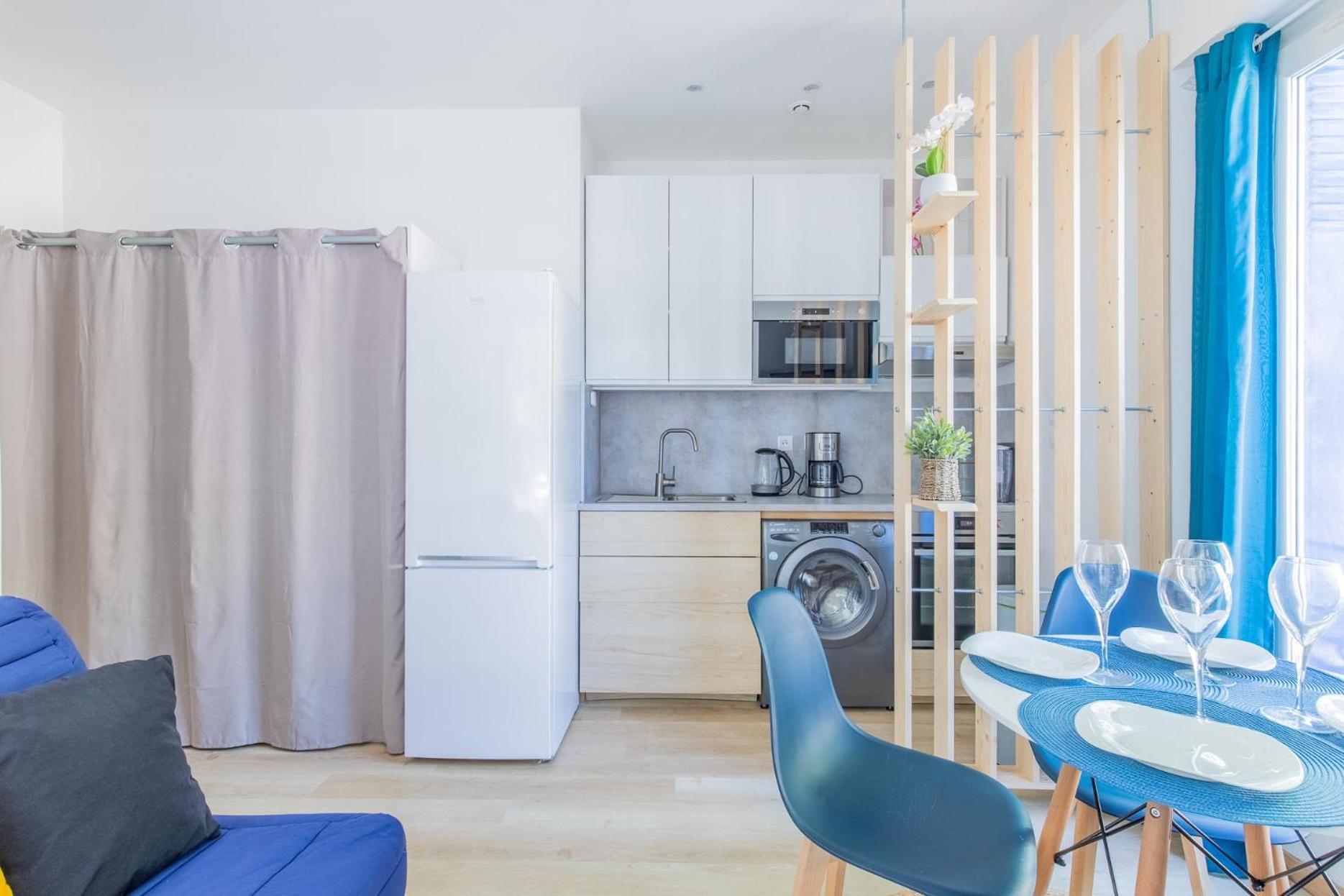 Appartement Cosy ,Wifi ,Gare "Le Refuge Du Lac" Vigneux-sur-Seine Luaran gambar